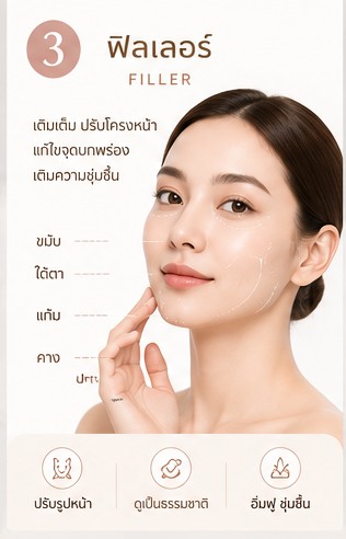 บริการโบท็อกซ์ ฟิลเลอร์ ร้อยไหม เลย