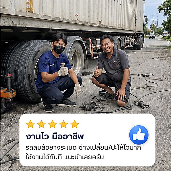 ช่างปะยางรถหกล้อใกล้ฉัน บริการด่วนถึงที่